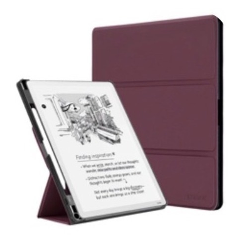 COBAK Kindle Scribe 11 Inch Case with Pen Holder‎ Trifold Stand Plum Purple